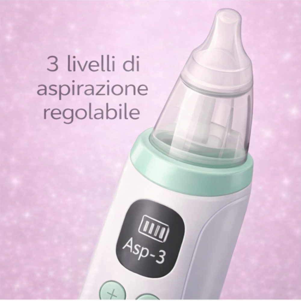 BabyAura NasalCare™- Aspiratore Nasale per Neonati e Bambini