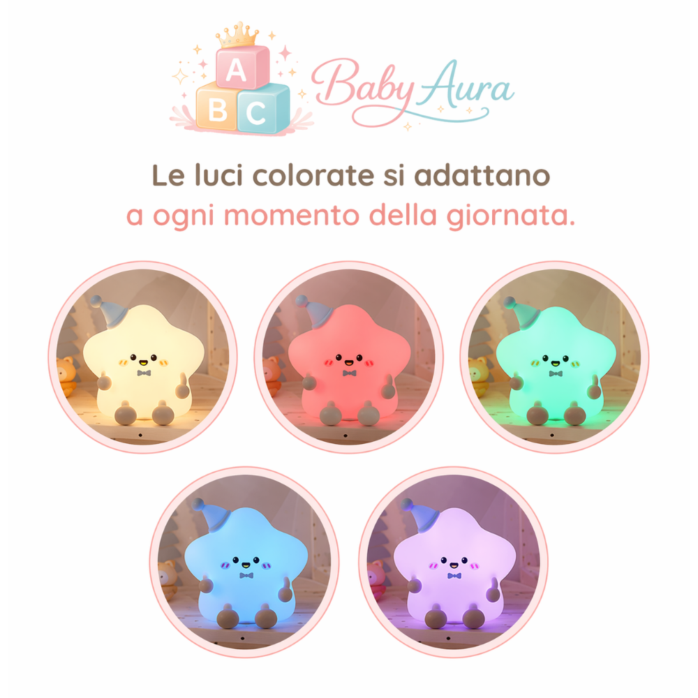 BabyAura DreamLight™ Luce notturna