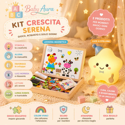 BabyAura PlayBoard™– Puzzle Magnetico Montessoriano