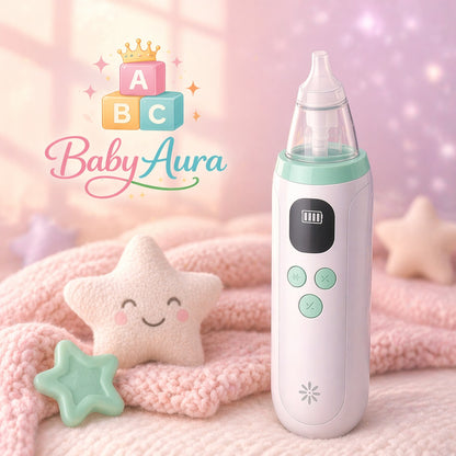 BabyAura NasalCare™- Aspiratore Nasale per Neonati e Bambini